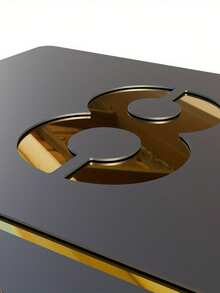 1pc Số nhà Acrylic tùy chỉnh - Số nhà và địa chỉ được cá nhân hóa cũng như Bảng tên, Có sẵn màu vàng và bạc, với chữ 3D - Thích hợp cho nhà ở, văn phòng và sự kiện - Thiết kế chống thấm nước - Có thể lắp đặt trên biển hiệu trang trí nhà ở và thương mại. Thiết kế lắp đặt tường chống chịu thời tiết, Thích hợp cho cả sử dụng trong nhà và ngoài trời, Không cần đi dây. Thích hợp cho trang trí nhà ở, văn phòng, khách sạn và căn hộ - Nhiều màu - Xem 4