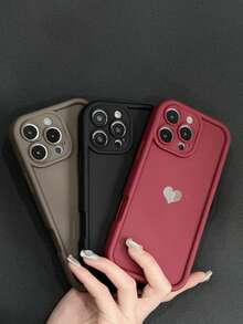 Borgoña + marrón + negro (corazón de amor)