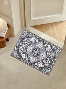 1pc Farmhouse Kitchen Rug, Non-Slip Washable Bohemian Style Kitchen Mat Runner For Kitchen, Laundry Room, Hallway
