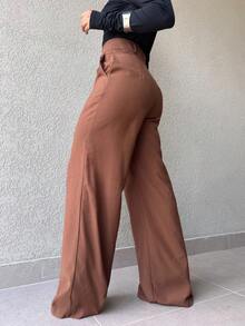 Women's Pantaloon Pants (Marrant) - màu nâu - Xem 2