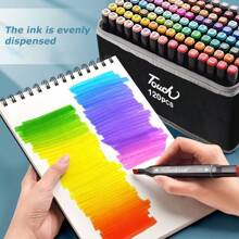 Pennarelli ad alcol 262 colori | Pennarelli per pittura | Set da colorare per adulti | Pennarelli a due punte | Regalo perfetto | Pennarelli a pennello a due punte (con pennello e punta fine) | Kit da colorare | Essenziali per studenti del primo anno, insegnanti, infermieri e commercialisti