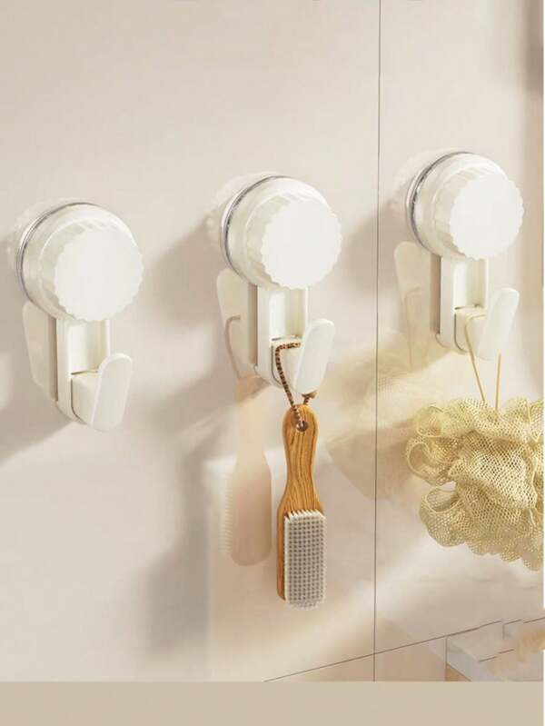 1 Stück Extra-Starker Saugnapf Aufhänger, Bohrlochfreier Badezimmer/Küchen Tür Haken für Kleidung, Taschen, Hüte