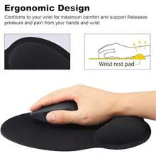 Tappetino per mouse con poggiapolsi in silicone 3D con motivo anime e cartoon, per aumentare il seno in 3D.