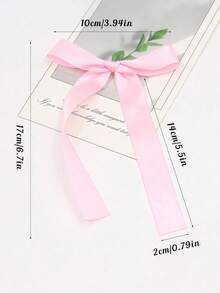 2/5/10Pcs Custom Bow Ribbon, Customized With 2 Pieces Of Text, Personalized Wine Glass Ribbon, Can Be Used As A Wedding Label For Champagne And Wine Glass Decoration, Gift Packaging Decoration Ribbon, Multiple Colors To Choose From, Suitable For Weddings, Birthdays, Eid Al Adha, Mother'S Day Gifts, Party Gifts, Tie Flowers - Multicolor - View 9