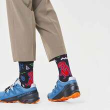 Happy Socks Collant da donna - Rosso - Visualizzare 4