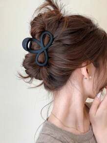 2pcs Women Fashion Elegant Casual Cute 3.3in/8.5cm Black/Coffee Bow Hair Clips, Suitable For Daily Commute, Vacation, Decoration, Makeup, Party, Holiday Gift, Hair Accessories Hair Claw