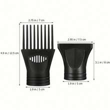 专业吹风机风嘴，鸭嘴扁平设计，适用于卷发和普通发质，无香型，返校季、旅行度假必备，女士美发配件，后梳，吹风机，头发，理发师，边缘梳，造型梳，吹风机，美发用品，发胶，卷发产品，美发设备，剪发剪刀，圣诞节，理发店，美发，吹风机，梳子，理发师，美发设备，发型，美发，理发师，理发配件，理发店，美发设备 - 黑色 - 查看 13