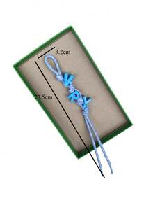 1 件 - 彩色字母串珠挂绳包吊坠多巴胺串珠字母编织绳配件（字母随机匹配） - 彩色 - 查看 3