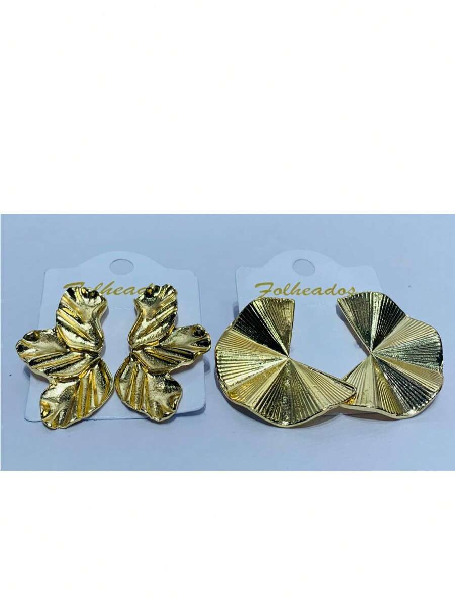 KITS OF 2 PAIRS OF PLATED EARRINGS - 查看 1