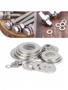 KIT 700 ARRUELAS AÇO INOX NÃO ENFERRUJA M2 M5 M6 M8 M10 M12 - A - Visão 8