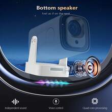 BAXBEY HY260 Pro Mini Projector, 4K Support, 1080P Autofocus Projector, Automatic Keystone Correction, Android Home Theater Smart Projector With WiFi6 BT5.4, 180° Rotatable Portable Projector, 2025 New Video Projector - 查看 10