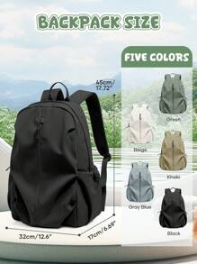 Mochila escolar de moda para niños y niñas adolescentes, mochila grande para portátil que cabe notebooks de 14-15.6 pulgadas, de 45*32*17 pulgadas, mochila escolar duradera y casual, mochila diaria para viaje con dos bolsillos internos y bolsillo para portátil, disponible en varios colores