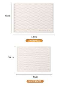 1 szt. 30*40 cm silikonowa mata odpływowa, mata odpływowa do ekspresu do kawy, mata do suszenia naczyń, silikonowa mata anty-rozpryskowa do zlewu, przybory kuchenne, kubki, gąbka do mydła wielofunkcyjny uchwyt na stojak odpływowy, mata odpływowa na blat kuchenny i łazienkowy, akcesoria do dekoracji domu