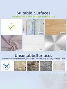 10/5/2m Tiras de gancho y bucle con adhesivo, rollos dobles de cinta adhesiva autoadhesiva de uso pesado con respaldo, cinta autoadhesiva de nailon para el hogar, la oficina, la escuela y manualidades - Multicolor - Ver 4