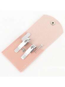4-Piece Stainless Steel Manicure Set Include Nail Clipper And Portable Nail File, Professional Grooming Tool Kit For Travel Or Home Use - Multicolor - View 4
