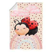 Baby Comforter For Crib And Bed, Warm Padded, Sublimated Print - Kumbang kecil - View 3