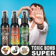 JUE FISH 1pc/3pcs Fart Spray, Perfect Prank, Strong Odor, Effective Gag Prop - Multicolor - View 3