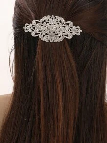 Metallhaarspange mit einzigartigem Federdesign für Frauen, Neuheiten 2025 hochwertiges Seitenpony-Haarzubehör, flache Krallenklemme, Krallenklemmen, Schnappklemme, Klemmen für Haare, Haarclips, Haarklammern