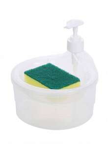 1pc Creative Kitchen Soap Dispenser, Household Kitchen Storage Home Bathroom Decor Fall Decor Back To School - Multicolor - View 15