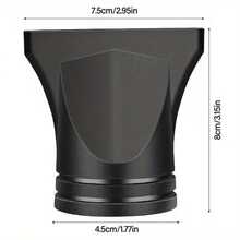 专业吹风机风嘴，鸭嘴扁平设计，适用于卷发和普通发质，无香型，返校季、旅行度假必备，女士美发配件，后梳，吹风机，头发，理发师，边缘梳，造型梳，吹风机，美发用品，发胶，卷发产品，美发设备，剪发剪刀，圣诞节，理发店，美发，吹风机，梳子，理发师，美发设备，发型，美发，理发师，理发配件，理发店，美发设备 - 黑色 - 查看 14