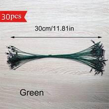 30pcs Professional Fishing Steel Wire Saltwater Fishing Leader Line