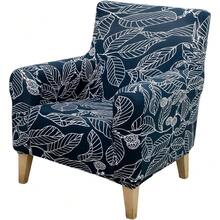 Local Delivery - Banquet Armchair Slipcover Printed Chair Covers With Arms Stretch Club Chair Slipcover Soft Armchair Sofa Covers Anti-Slip Furniture Protector For Dogs Pets Home Living Room Decor, 14 - 49 - 查看 1