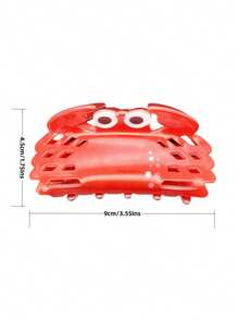 1pc动物海洋元素可爱萌系派对街头亚克力发夹抓夹发爪通勤百搭春夏秋冬9cm大号螃蟹抓夹可爱海洋系列发夹热带风情发夹时尚发饰花爪夹优雅发夹