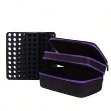 180 Slot Storage Diamond Painting Storage Box Gift With Purple Diamond Painting Tool Accessories, Portable Jewelry Box | Order | Separation Design
