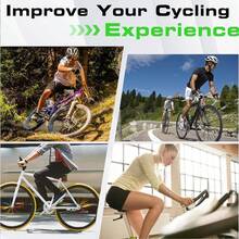 2 件自行车座垫 - 凝胶垫自行车座套和骑行臂套，男女通用，舒适超柔软健身自行车座椅，兼容 Peloton、户外和室内自行车鞍座 - A - 查看 11