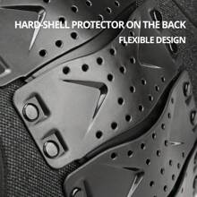 1件装越野摩托车护甲赛车背心 山地自行车摩托车背心 摩托车护甲 骑行防护胸背保护 越野车背心 身体保护 赛车摩托车装备 摩托车配件 骑行必备 男女骑行者礼物