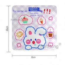 NetHong Cute Little Rabbit Digital Bathroom Scales 180KG Body Weight Weighing Scale Smart LED Electronic - Purple Bunny - View 11