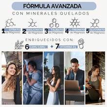Suplemento de Magnesio con 5 Formas Diferentes: Citrato, Bisglicinato, Treonato, Gluconato y Taurato, Alta Absorción, Minerales Quelados, Con Camu Camu y Vitamina D3, 760mg por Cápsula, 65 Cápsulas - 65 cápsulas - Ver 3
