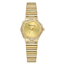 1 pieza Reloj de mujer elegante y de moda con decoración exquisita de rhinestones, resistente al agua, de acero inoxidable, para el Día de San Valentín y el Día de Navidad