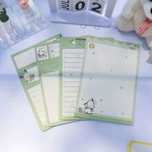 Sanrio A5 Pompompurin Office Notepad, Cute Tear-Off Paper Notebook, Schoolwork Gift, Charming Inspo Stationery,For School Supplies,Back To School