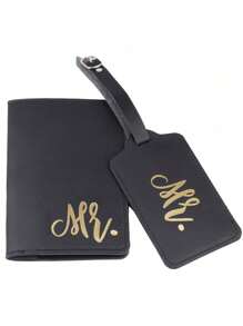 Personalised Passport Cover, Passport Holder And Luggage Tag Set, 1st Passport Cover, Holiday Gift, Travel Gift