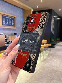 New Fashionable Leopard, Gorilla, Letter Print Matte Soft TPU Phone Case, Anti-Scratch, Anti-Fingerprint, Camera Lens Protection, Compatible With Apple, OPPO, VIVO