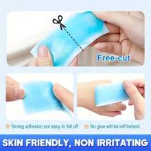 2pcs/10pcs/20pcs/40pcs/60pcs Cooling Patch, Suitable For Hot Weather, Body Cooling, Easy To Carry, Contains Mint Extract, 8 Hours Lasting Cooling, Effective Physical Cooling, Long-Term Heat Dissipation, Effective Relief From Hot Weather, Summer Cooling, Beach, Travel