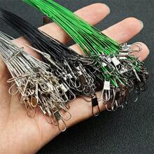 30pcs Professional Fishing Steel Wire Saltwater Fishing Leader Line