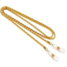 1 chiếc dây đeo kính thời trang bằng kim loại dành cho nữ, dây đeo kính du lịch tiện dụng, dây đeo kính unisex, dây treo kính đọc sách, dây treo kính. - Nhiều màu - Xem 4