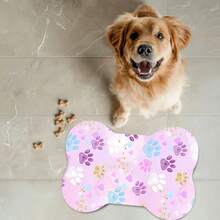 1 pezzo di tappetino da alimentazione per animali domestici, tappetino assorbente per cibo per gatti e cani, tappetino antistrappo e impermeabile per animali domestici, resistente alle macchie e facile da pulire, adatto per contenitori d acqua per cani e gatti, accessori per animali domestici, tappetino per pasti per animali adatto per animali che fanno sporco e disordinati.