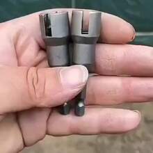 2pcs/1pc Hex Nut Adapter, Butterfly Bolt Socket Wrench, Electric Screwdriver Accessories, Tool Slot, Slotted Hex Shank Butterfly Wrench, Slotted Socket Wrench, Electric Drill Butterfly Socket Tool, Butterfly Nut Socket - Multicolor - View 10