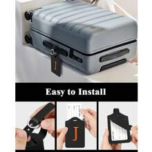 Customizable Multi-Color Leather Aircraft Boarding Pass Creative Travel Luggage Tag