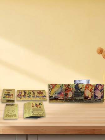 pokemon Tarjetas universales de Pokémon con lámina de oro, Tarjetas de Pokémon con lámina de oro