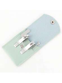 4-Piece Stainless Steel Manicure Set Include Nail Clipper And Portable Nail File, Professional Grooming Tool Kit For Travel Or Home Use - Multicolor - View 6