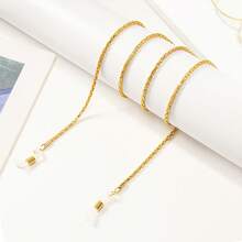 1 chiếc dây đeo kính thời trang bằng kim loại dành cho nữ, dây đeo kính du lịch tiện dụng, dây đeo kính unisex, dây treo kính đọc sách, dây treo kính. - Nhiều màu - Xem 11