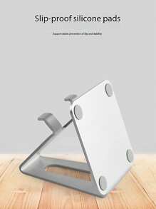 1Pc Metal Phone Holder, Portable Phone Holder, Desktop Phone Holder, Compatible With Smartphones, Tablets, Desktop Accessories, Home Office Accessories, Back To School Supplies, Classroom Accessories