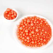 130g/4.58 Oz Orange Cake Decoration Sprinkles- Baking Decoration Cake Decoration, Cake Birthday Wedding Party Decoration Tool Cookie Decoration - Creative Baking Shiny Particles DIY Cookies Cupcake Dessert Decoration Materials, Multiple Colors To Choose From, Birthday Party/Wedding Dessert Table