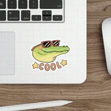 3inch "Cool Alligator Sticker. Perfect For Adding A Stylish Touch To Your Decor! Use It On Laptops, In Your Room, Or During Casual Hangouts. Great For Animal Lovers, Students, And Anyone Who Enjoys Unique Designs. Categories: Cute Stickers, Animal Art, Lifestyle Designs, Playful Quotes. This Sticker Showcases Your Love For Cool Creatures, Making It A Delightful Accessory For Your Everyday Life."