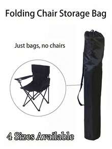 1/2pcs Folding Chair Storage Bag, Garden Chair Carry Bag, Handbag, Portable Bag, Camping Bag, Outdoor Camping And Hiking Accessory (Bag Only, Chair Not Included) - Multicolor - View 6