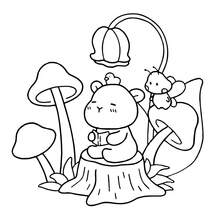 1pc CAPY CAPY | Puzzle & Stress Relief | Adult Coloring Book | Includes Various Relaxing Scenes, Such As Small Animals Sleeping In Different Places | Simple Patterns, Clear Lines, Suitable For Stationery, School Supplies, Perfect Gift For Girls, Wedding Season, Mother's Day - CAPY CAPY - View 4